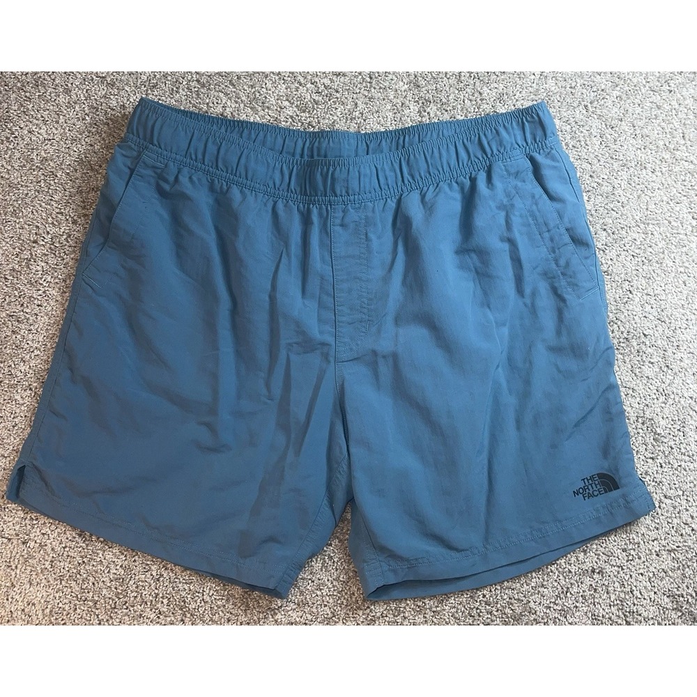 The North Face Mens Class V Pull On Swim Shorts Trunks Athletic Shorts XL Teal
